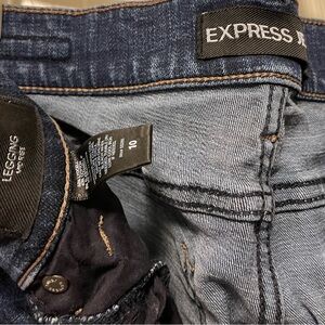 Express denim Jean Legging Mid rise Size 10